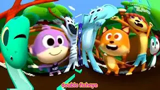 Animals Fall In Line and Walking Canciones Del Zoo Effects(sponsored by:preview 2 Effects)
