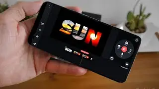 Sunset  VIDEO TEXT  editing by  Kinemaster, in phone