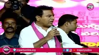 TRS Working President KTR speech at TRS Party cadre meeting in Warangal