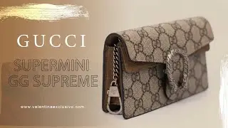 GUCCI SUPER MINI GG SUPREME DIONYSUS | ART.GGJ67D ✨ValentinaExclusivo.com✨