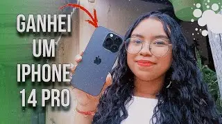 GANHEI UM IPHONE 14 PRO 😱