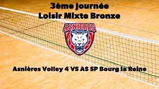 ASNIÈRES VOLLEY 4 - 3ÈME JOURNÉE - LOISIR BRONZE MIXTE