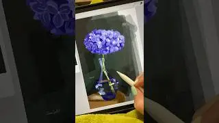 Цифровая живопись на ipad за 44 секунды😎🖌️🎨 #digitalpaintingtutorial #ipadpainting #painting #art