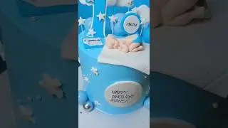 bebby shower cake design decoration semifodan #youtubeshorts #cake #cakedesign #cakedecorating