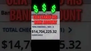 Clix Leaked His Bank Account on Stream | #fortnite #clix #leak