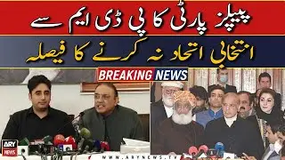PPP decides not to form electoral alliance with PDM