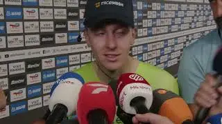 Тадей Погачар - Интервью на финише - Чемпионат мира в Кигали ITT 2025