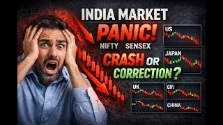 🔥Market Panic Explained: India vs Global Markets &ndash; Crash Ya Correction?🔥