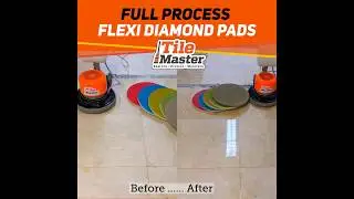 How to use the Tile Master Flexi Diamond Pads Full Process