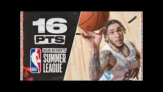 LiAngelo Ball GOES CRAZY Hornets NBA DEBUT  16 PTS Full Highlights vs Trail Blazers  2021 Summer L