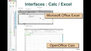 OpenOffice Calc - 01 - Un tableur, une interface