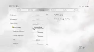 A Plague Tale: Requiem - Change the language from Russian to English and Others