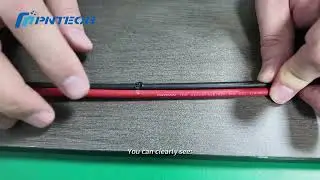 The difference between irradiated and non-irradiated PV cables