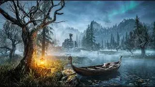 Skyrim Ambience: Foggy Forest ASMR Soundscape for Sleep & Deep Relaxation