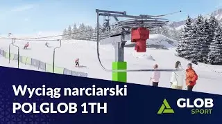 Polglob 1T/H - wyciąg orczykowy talerzykowy / hydrauliczny