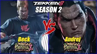 TEKKEN 8 &bull; Paul (Beck) vs Kazuya (Andrej) &bull; Gameplay [ SEASON 2 ] Online Rank Match