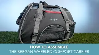 Как собрать колеса на коляске Bergan Wheeled Comfort