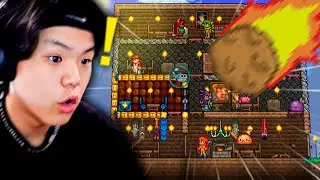 CAY&Oacute; UN METEORITO  ☄️ | Terraria #4