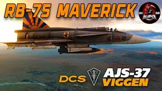 🔥💀 DCS AJS-37 VIGGEN | RB-75 MAVERICK TUTORIAL ITA #dcs #viggen