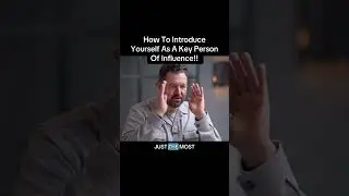 Daniel Priestley explains how to introduce yourself as a key person of influence. Video credit DOAC