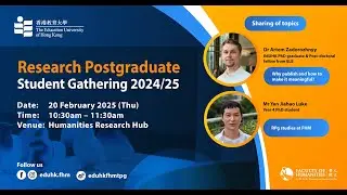 FHM Research Postgraduate (RPg) Student Gathering 2024/25