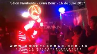 SALON PARABENS #ROBOT LED VICTOR LEDMAN #SHOW INFANTIL