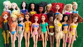 Mattel Disney Princesses Dress up Ariel, Rapunzel, Belle, Tiana, Sindirella, Mulan DIY 