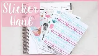Etsy Sticker Haul - ft HWD + Beautiful Planning!