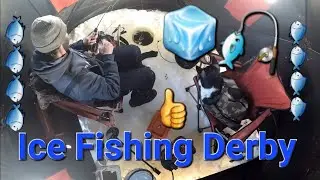 Day 2 of ice fishing derby on Moosehead lake