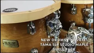 Tama SLP Studio Maple 5 Piece Shell Pack, New Drums for 2018