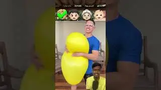 Ford Paayega balloon blasting challenge  🤣😂 #challenge #funny #behan #comedy ￼