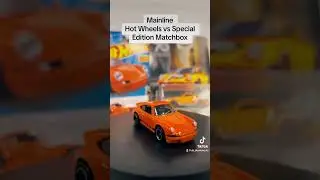 Mainline Hot Wheels vs Special Edition Matchbox Porsche Edition  #hotwheels #matchbox  #diecast #164