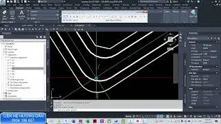 CIVIL 3D THỰC CHIẾN - ALIGNMENT - HƯỚNG DẪN TẠO TIM TUYẾN V&Agrave; CẮM CONG