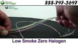 LSZH Low Smoke Zero Halogen Fiber Optic Cable