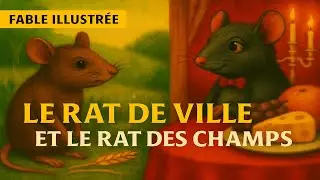 Le Rat de ville et le Rat des champs 🐭🍽️ &ndash; Fable de La Fontaine | Fable illustr&eacute;e