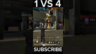1 vs 4 clutch🤯against Grandmaster sniper players 😎 | #freefire #freefireshorts #shorts
