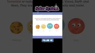 Solar System for KIDS #solarsystem #planets #shorts #solarsystemforkids