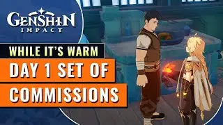 Genshin Impact | While It's Warm Event Day 1 | Food Delivery