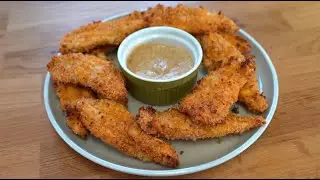 Запеченные в духовке куриные стрипсы