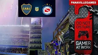 BOCA JUNIORS VS ARGENTINOS JUNIORS (PARTIDO COMPLETO) LIGA ARGENTINA PANAVILLEGAMESPES