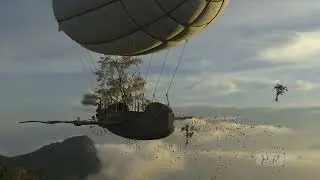 Flying trees CGI