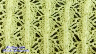 TEJIDOS A DOS AGUJAS: 52- Rombos Emnarcados/ KNITTING WITH TWO NEEDLES: Framed Rhombuses