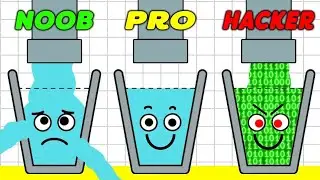 Happy Glass Gamezo World NOOB vs PRO vs HACKER Level~222-231