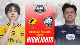 [HIGHLIGHTS] ONIC vs EVOS REGULAR SEASON | MPL ID S16 EVOS vs ONIC