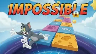 Tom & Jerry vs Tiles Hop 🎵 | Impossible Levels & Crazy Near Fails! Level-41