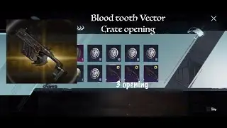 Blood tooth Vector PUBG/Lucky crate opening PUBG/Golden Earl Arrives/x3 blood tooth vector opening.