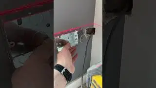 TIP - Using a Laser Level to line up a new Socket Backbox