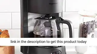 AmazonBasics 5-Cup Coffeemaker with Glass Carafe Review 2020