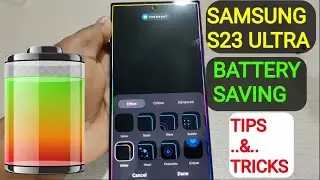 SAMSUNG GALAXY S23 ULTRA : BATTERY SAVING TIPS AND TRICKS । S23 ULTRA