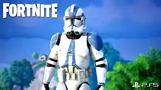 Fortnite Star Wars Galactic Battle: 501st Clone Trooper Skin Team Rumble Gameplay!